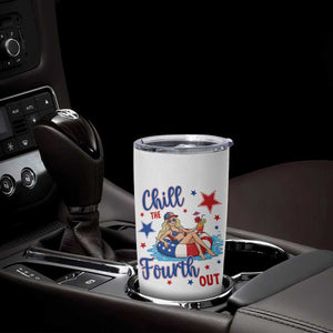 Funny Doll Face Meme 4th Of July Tumbler Cup Chill The Fourth Out TS12 Print Your Wear