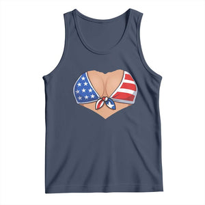 American Flag Bikini Tank Top Patriotic Summer Vacation Gift
