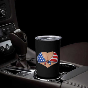 American Flag Bikini Tumbler Cup Patriotic Summer Vacation Gift TS12 Print Your Wear
