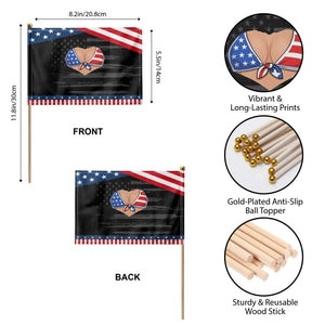 American Flag Bikini Patriotic Handheld Flag Summer Vacation Gift