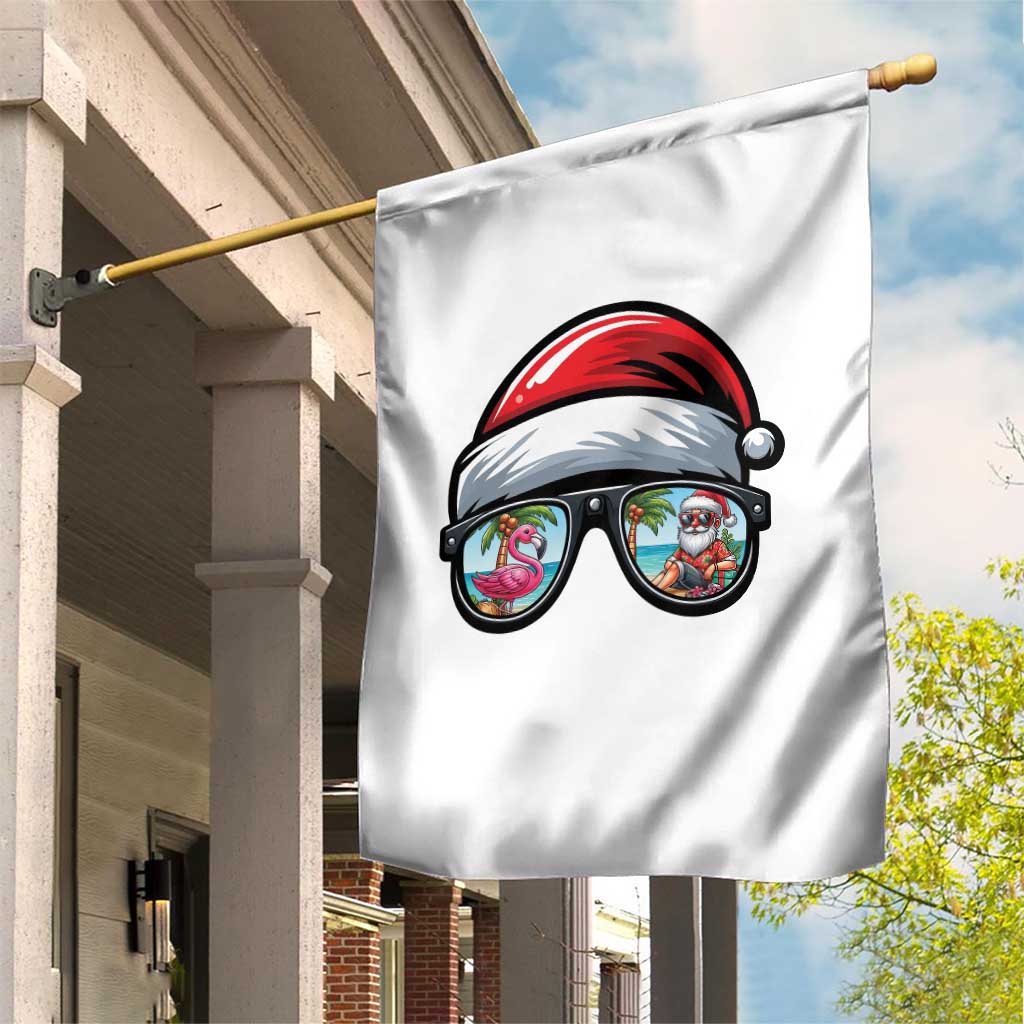Funny Santa Sunglasses Garden Flag Beach Christmas Vacation Graphic TS12 Print Your Wear