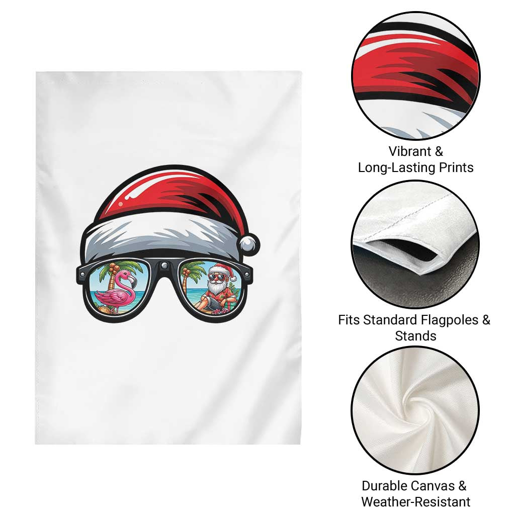Funny Santa Sunglasses Garden Flag Beach Christmas Vacation Graphic TS12 Print Your Wear