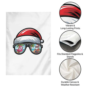 Funny Santa Sunglasses Garden Flag Beach Christmas Vacation Graphic TS12 Print Your Wear