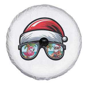 Funny Santa Sunglasses Spare Tire Cover Beach Christmas Vacation Graphic TS12 Print Your Wear