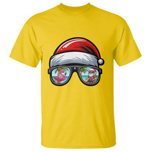Funny Santa Sunglasses T Shirt Beach Christmas Vacation Graphic TS12 Daisy Print Your Wear
