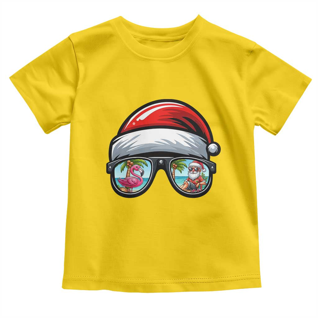 Funny Santa Sunglasses Toddler T Shirt Beach Christmas Vacation Graphic TS12 Daisy Print Your Wear