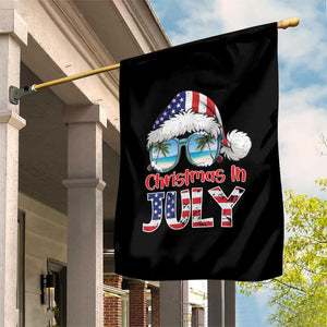 Christmas In July Garden Flag Patriotic USA Sunglasses Graphic TS12 Print Your Wear
