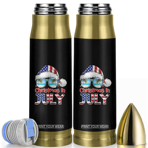 Christmas In July Bullet Tumbler Patriotic USA Sunglasses Graphic TS12 Black Print Your Wear