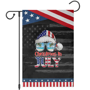 Christmas In July Patriotic Garden Flag USA Sunglasses Graphic