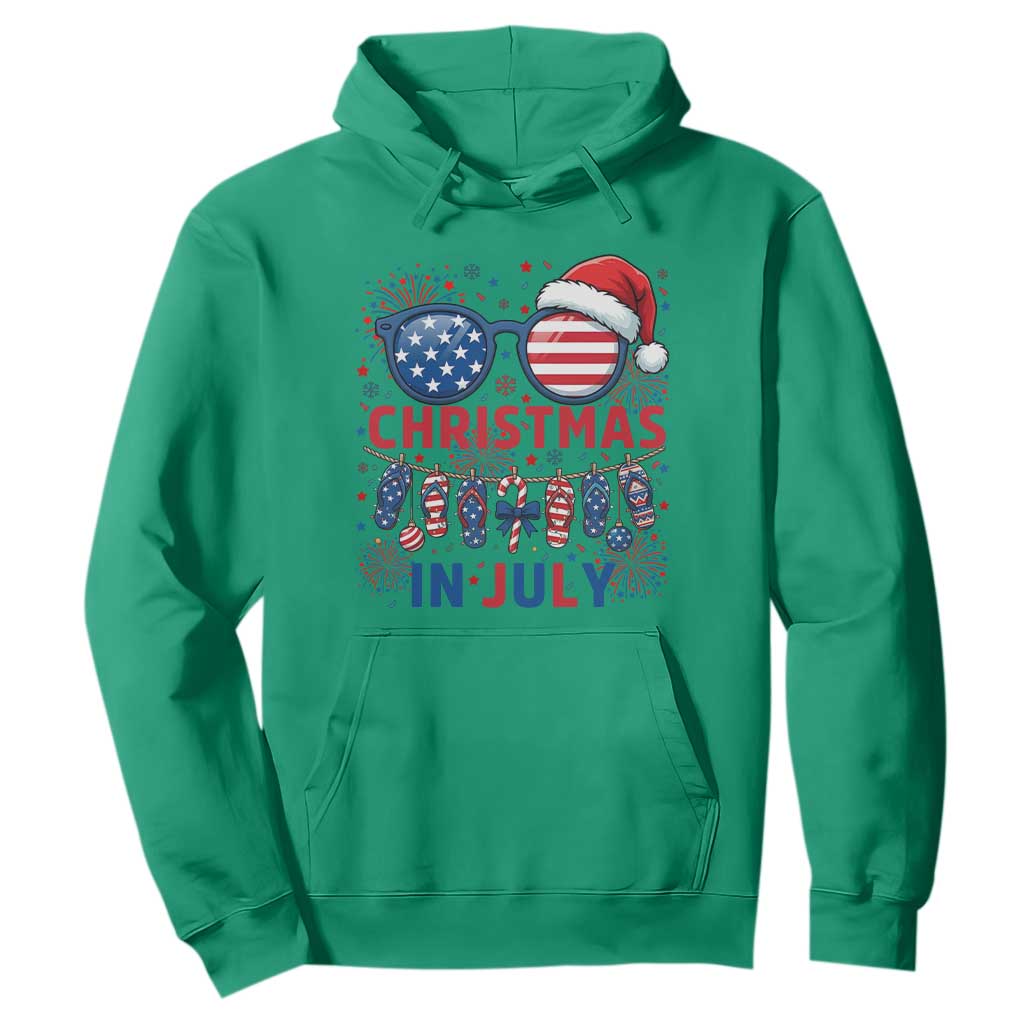 Patriotic USA Sunglasses Christmas In July Graphic Hoodie TS12 Irish Green Print Your Wear