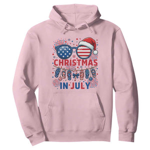 Patriotic USA Sunglasses Christmas In July Graphic Hoodie TS12 Light Pink Print Your Wear