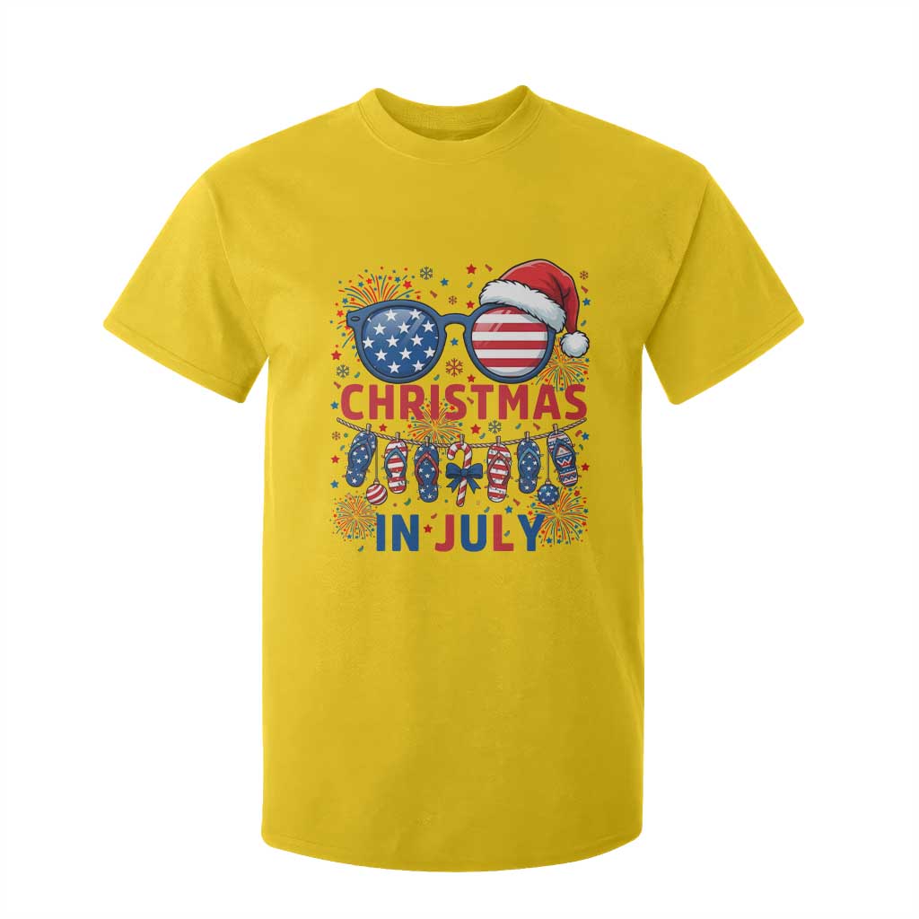 Patriotic USA Sunglasses Christmas In July Graphic T Shirt For Kid TS12 Daisy Print Your Wear