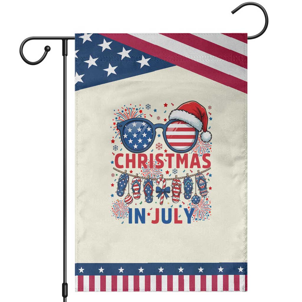 USA Sunglasses Christmas In July Graphic Patriotic Garden Flag TS12 Modern Beige Blue Print Your Wear