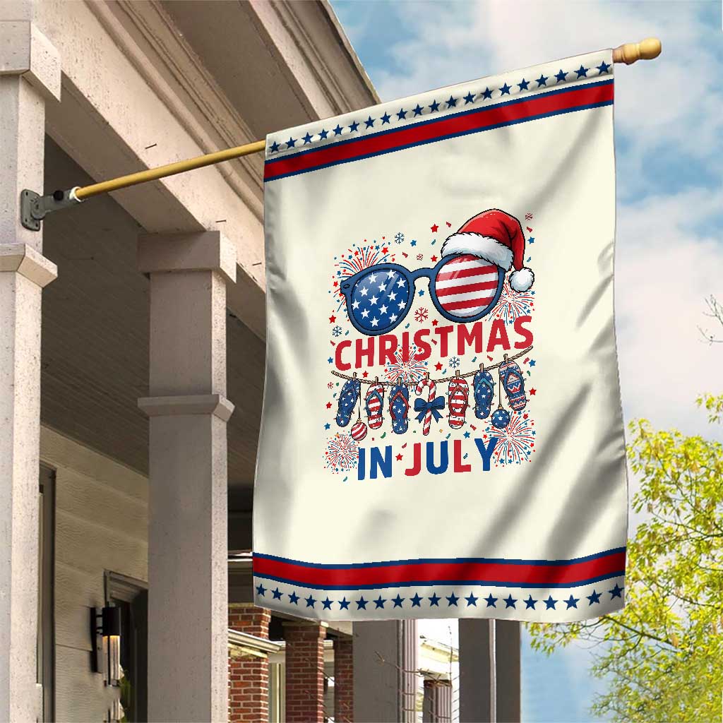 USA Sunglasses Christmas In July Graphic Patriotic Garden Flag