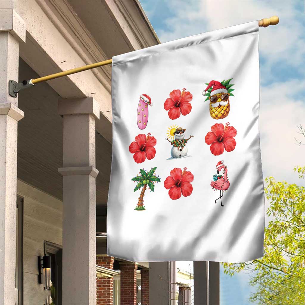 Christmas In July Garden Flag Tropical Summer Beach Party Graphic TS12 Print Your Wear