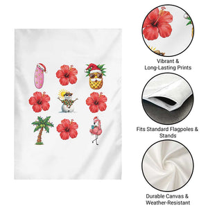 Christmas In July Garden Flag Tropical Summer Beach Party Graphic TS12 Print Your Wear