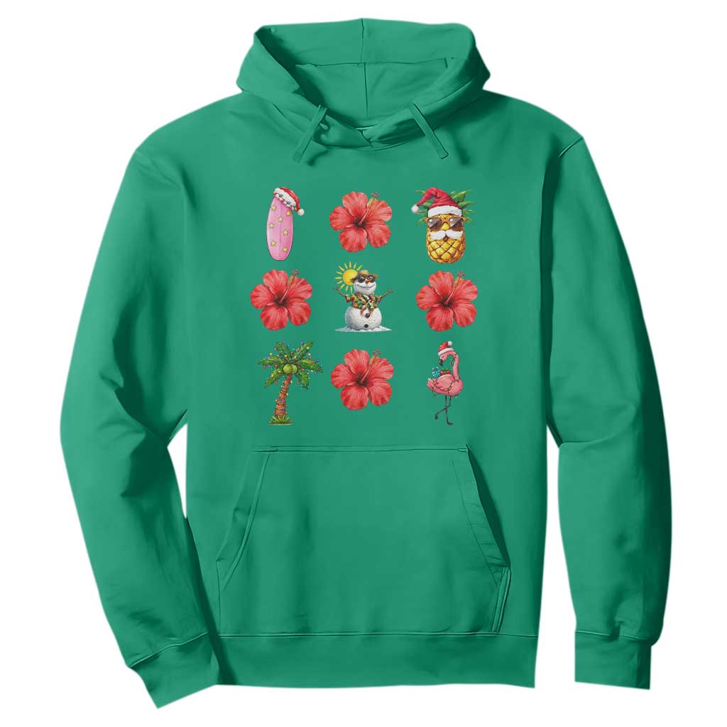 Christmas In July Hoodie Tropical Summer Beach Party Graphic TS12 Irish Green Print Your Wear