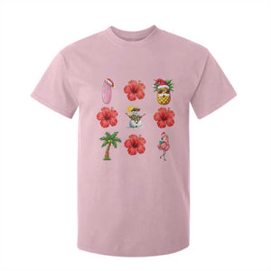 Christmas In July T Shirt For Kid Tropical Summer Beach Party Graphic TS12 Light Pink Print Your Wear