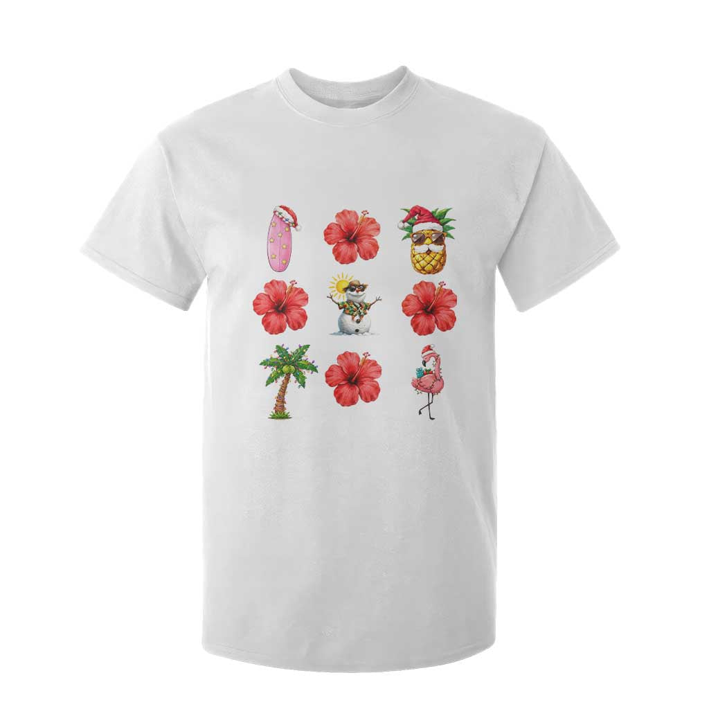 Christmas In July T Shirt For Kid Tropical Summer Beach Party Graphic TS12 White Print Your Wear
