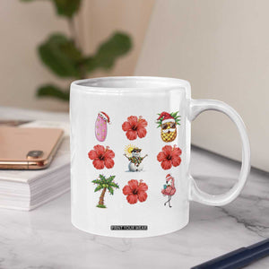 Christmas In July Coffee Mug Tropical Summer Beach Party Graphic TS12 Print Your Wear
