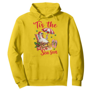 Funny Christmas In July Goose Hoodie Tropical Summer Beach Party