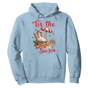 Funny Christmas In July Goose Hoodie Tropical Summer Beach Party