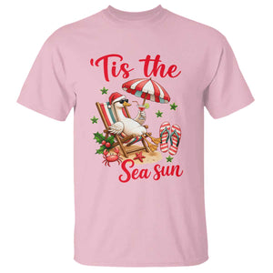 Funny Christmas In July Goose T Shirt Tropical Summer Beach Party