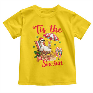 Funny Christmas In July Goose Toddler T Shirt Tropical Summer Beach Party TS12 Daisy Print Your Wear