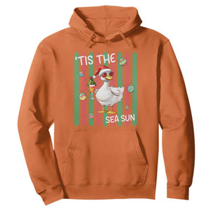 Funny Christmas In July Goose Hoodie Tis The Sea Sun TS12 Orange Print Your Wear