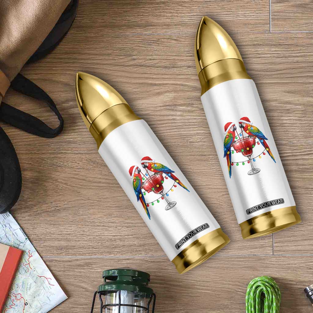 Christmas In July Parrots Bullet Tumbler Summer Beach Party Gift TS12 Print Your Wear