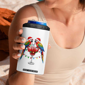 Christmas In July Parrots 4 in 1 Can Cooler Tumbler Summer Beach Party Gift TS12 Print Your Wear