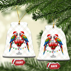 Christmas In July Parrots Ceramic Ornament Summer Beach Party Gift TS12 Print Your Wear