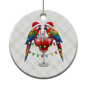 Christmas In July Parrots Ceramic Ornament Summer Beach Party Gift TS12 1pc Christmas Plaid Print Your Wear