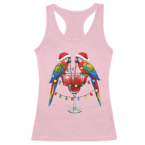 Christmas In July Parrots Racerback Tank Top Summer Beach Party Gift TS12 Light Pink Print Your Wear