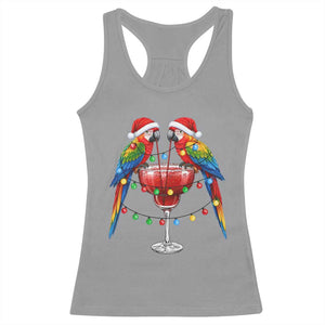 Christmas In July Parrots Racerback Tank Top Summer Beach Party Gift TS12 Sport Gray Print Your Wear