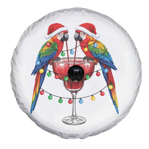 Christmas In July Parrots Spare Tire Cover Summer Beach Party Gift TS12 Print Your Wear