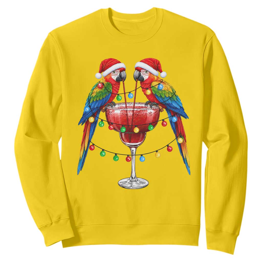 Christmas In July Parrots Sweatshirt Summer Beach Party Gift TS12 Daisy Print Your Wear