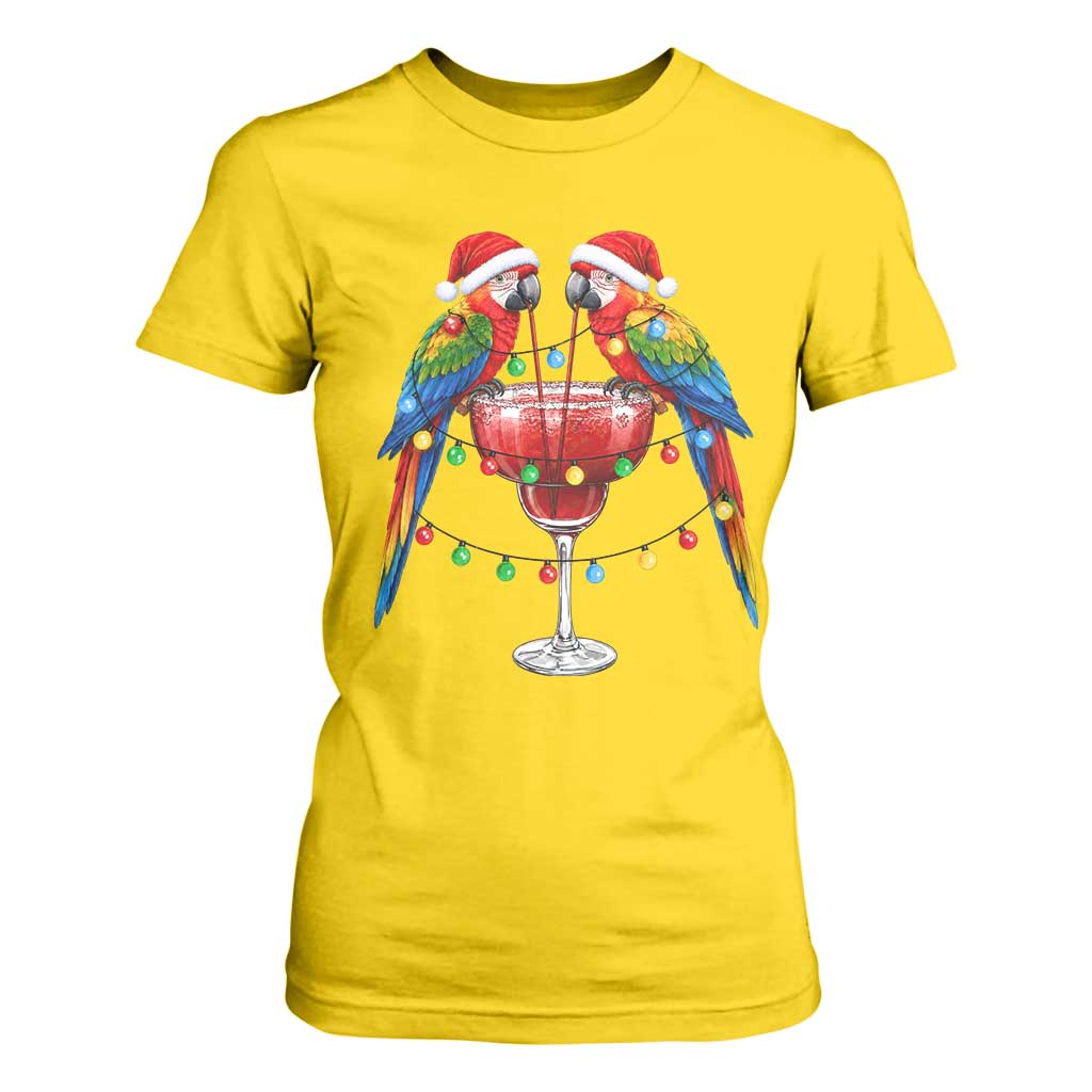 Christmas In July Parrots T Shirt For Women Summer Beach Party Gift TS12 Daisy Print Your Wear