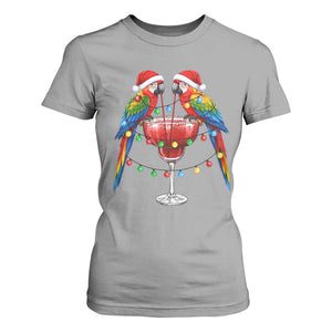 Christmas In July Parrots T Shirt For Women Summer Beach Party Gift TS12 Sport Gray Print Your Wear
