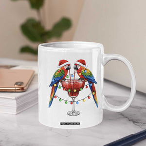 Christmas In July Parrots Coffee Mug Summer Beach Party Gift TS12 Print Your Wear