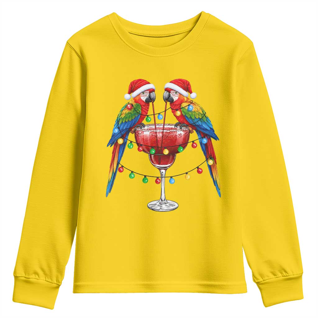 Christmas In July Parrots Youth Sweatshirt Summer Beach Party Gift TS12 Daisy Print Your Wear
