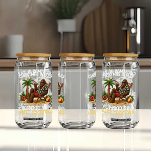 Funny Christmas In July Bigfoot Glass Can No Milk And Cookies Just Cocktails TS12 Print Your Wear