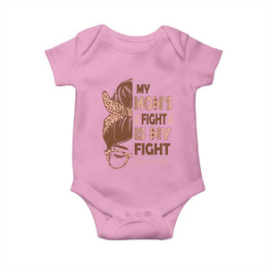 Endometrial Cancer Support Baby Onesie My Moms Fight My Fight