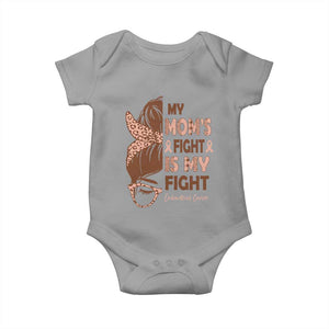 Endometrial Cancer Support Baby Onesie My Moms Fight My Fight