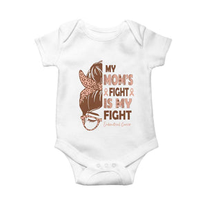 Endometrial Cancer Support Baby Onesie My Moms Fight My Fight