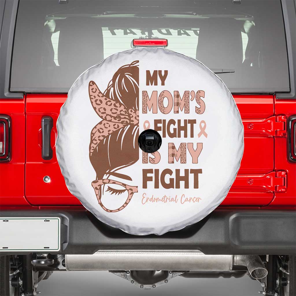 Endometrial Cancer Support Spare Tire Cover My Moms Fight My Fight