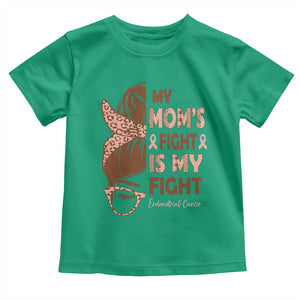 Endometrial Cancer Support Toddler T Shirt My Moms Fight My Fight