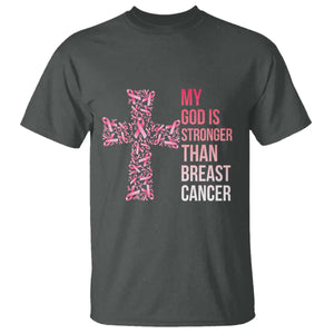 My God Is Stronger Than Breast Cancer Survivor Hope Gift T Shirt