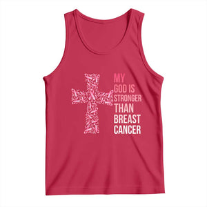 My God Is Stronger Than Breast Cancer Survivor Hope Gift Tank Top