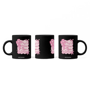 My God Is Stronger Than Breast Cancer Coffee Mug Christian Support Gift